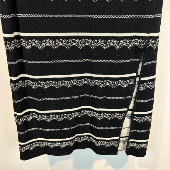 Free People Nordic Stripe Sweater Midi Skirt Size Large - Picture 4 of 6